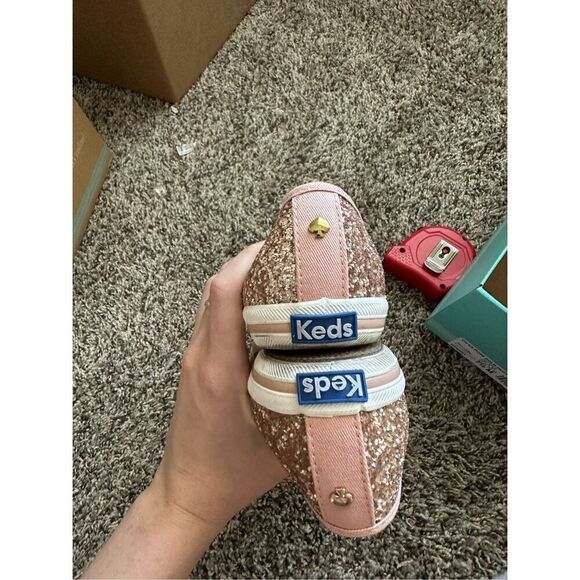 Keds x Kate Spade Women's Champion Glitter Sneaker Size 7,5 - Picture 8 of 12